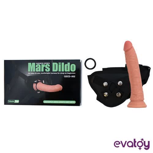 Evatoy SM 21.5 Cm Mars Belden Bağlamalı Dildo