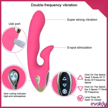 Diamond Bunny G-Spot Isıtmalı Lux Vibratör - Görsel 4