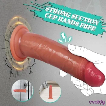 Evatoy Deep Shot Çift Katmanlı Ultra Gerçekçi Dildo - Görsel 3