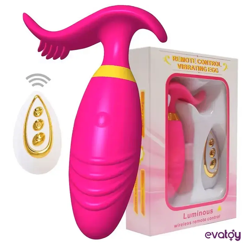 Evatoy Giyilebilir Klitoris Uyarıcılı Kumandalı Vibratör