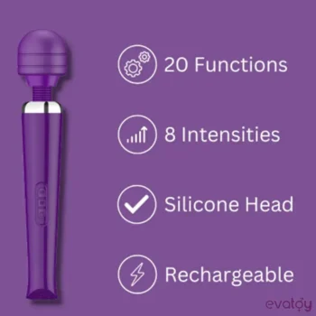 Evatoy Hand Held Deep Tissue Wand Vibratör - Görsel 3