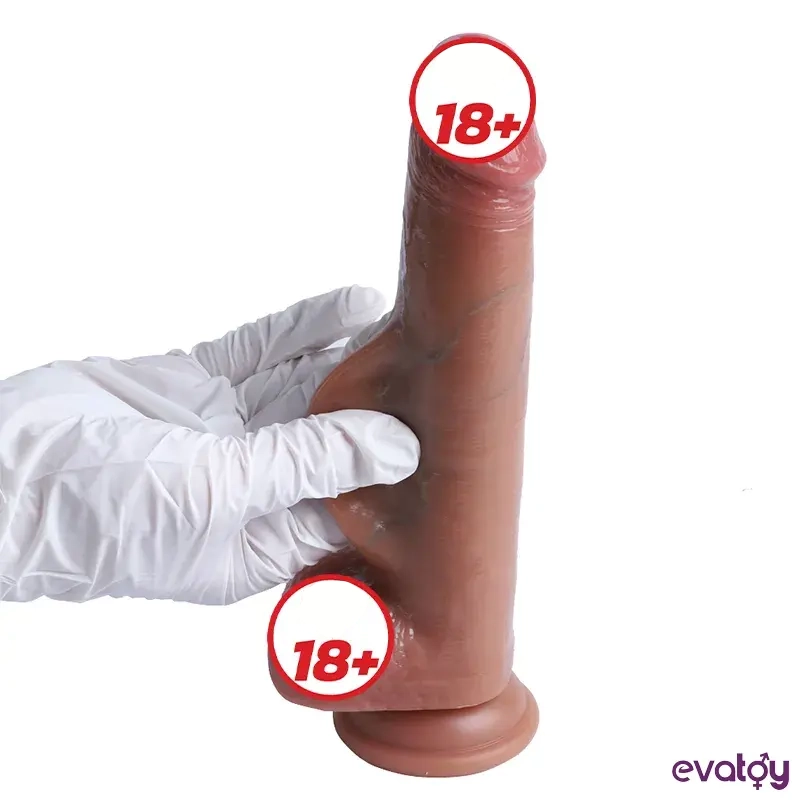 Evatoy Satisfaction Kenja Çift Katmanlı Ultra Gerçekçi Dildo