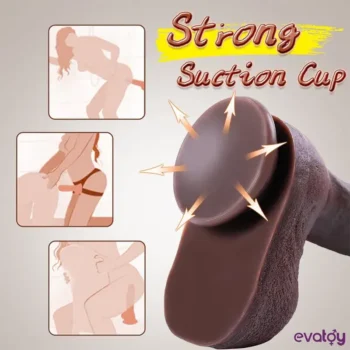 Evatoy Satisfactory Gorilla Çift Katmanlı Ultra Gerçekçi Dildo - Görsel 5