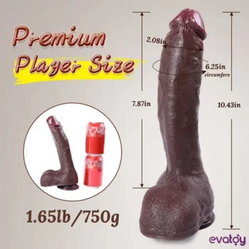 Evatoy Satisfactory Gorilla Çift Katmanlı Ultra Gerçekçi Dildo - Görsel 6