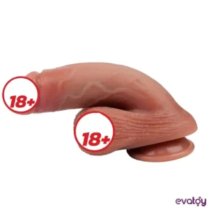 Evatoy Satisfactory Bold Çift Katmanlı Ultra Gerçekçi Dildo