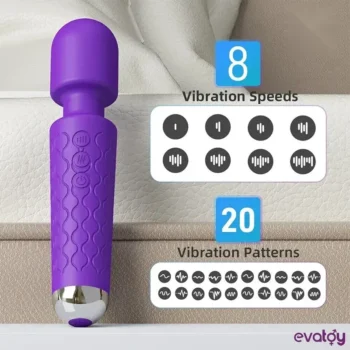 JoyFa 20 Fonksiyonlu Wand Değnek Vibratör - Görsel 4