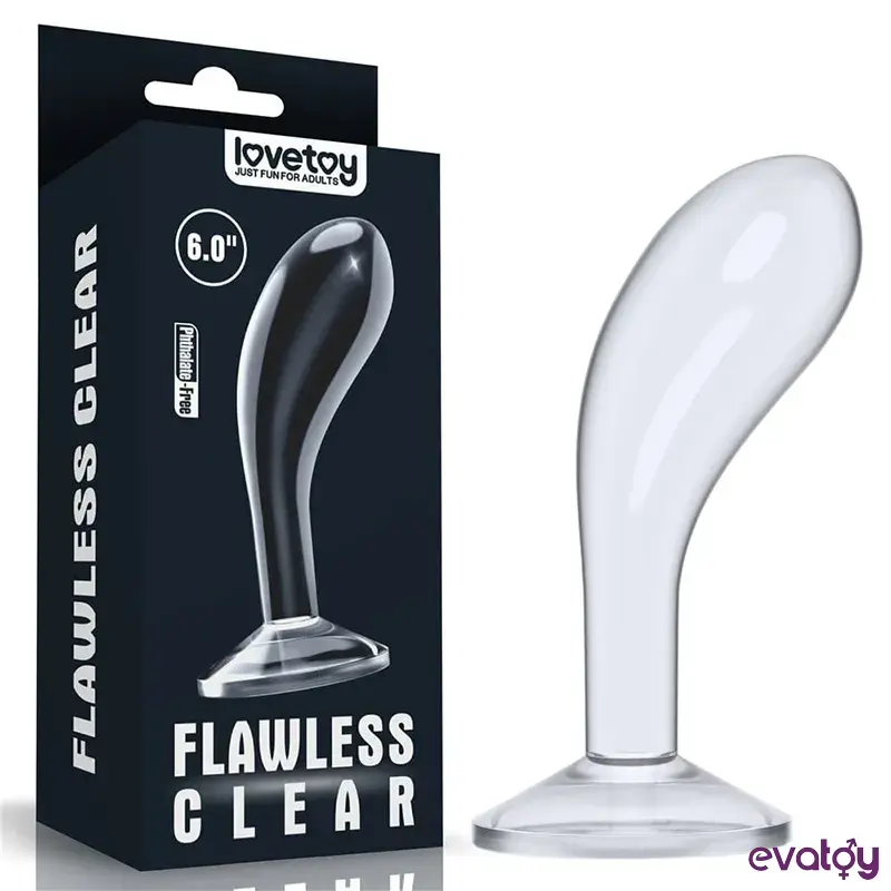 Lovetoy Flawless Clear 15 Cm Big Anal Plug