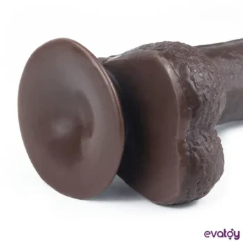 LoveToy Sliding 17.5 Cm. Çift Katmanlı Zenci Dildo - Görsel 2