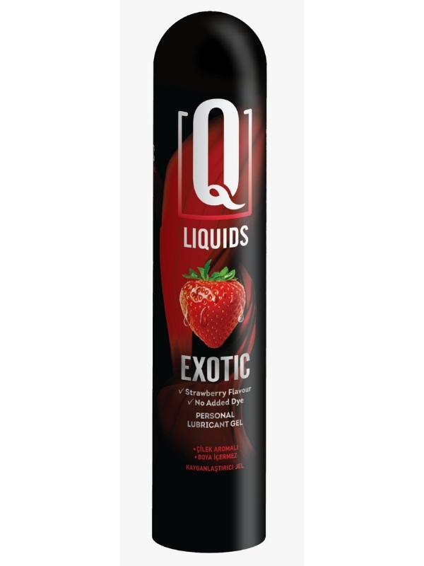 q-liquids-exotic-cilek-aromali-125-ml-su-bazli-kayganlastiri-jel-542229-1 Q Liquids Exotic Çilek Aromalı 125 ML Su Bazlı Kayganlaştırı Jel - Görsel 1