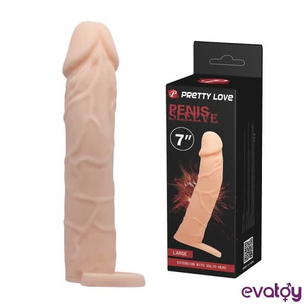 Evatoy Pretty Love 6 Cm Dolgulu 18cm Penis Kılıfı