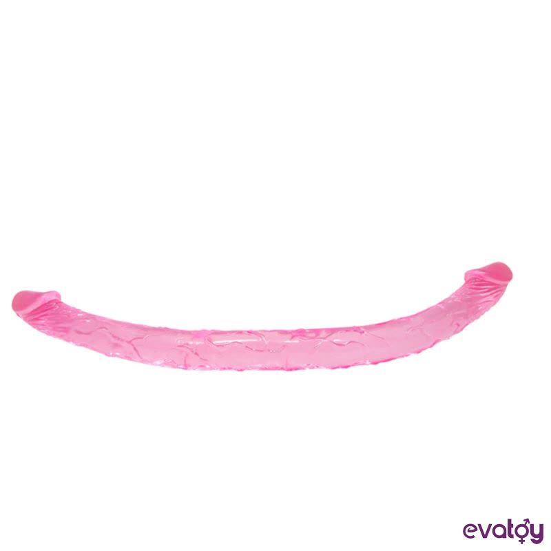 Evatoy Double Dones 44 cm Çift Taraflı Jel Yumuşak Penis Dildo